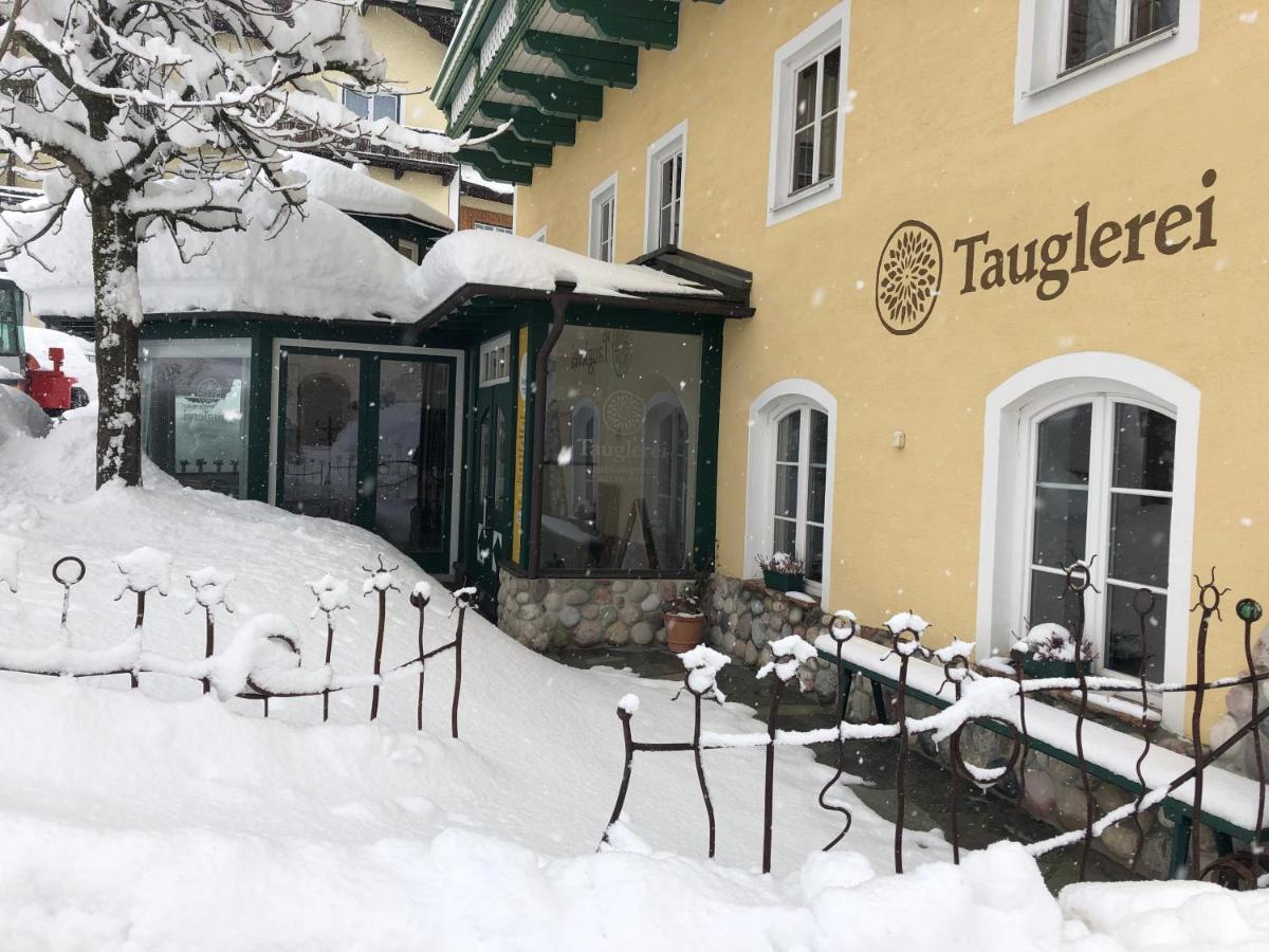 Tauglerei Appartement Enzian In Den Zauberbergen Sankt Koloman Extérieur photo
